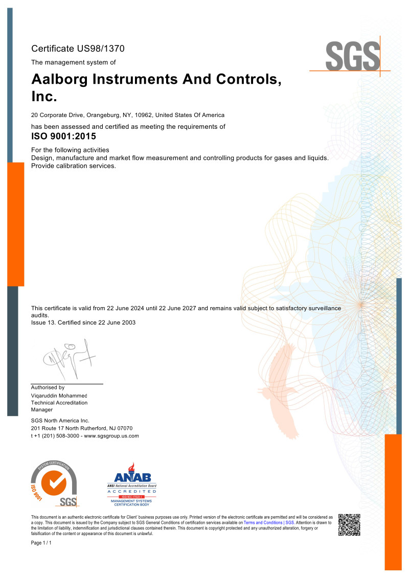 ISO 9000-2000 Certification