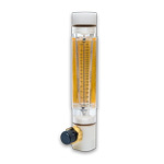 ACRT acrylic flow meter with valve