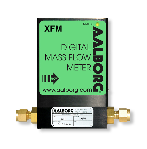 XFM mass flow meter no display aluminum Aalborg