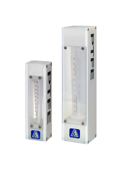 model L PTFE-PFA flow meters, L Meter Duo no Valve